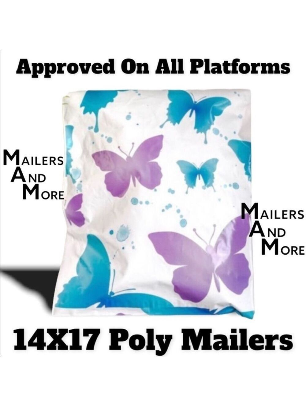 15 qty Butterfly Breezes Variety Bundle 14X17 & 14X19 Poly Mailers PRICE IS FIRM - Picture 3 of 6